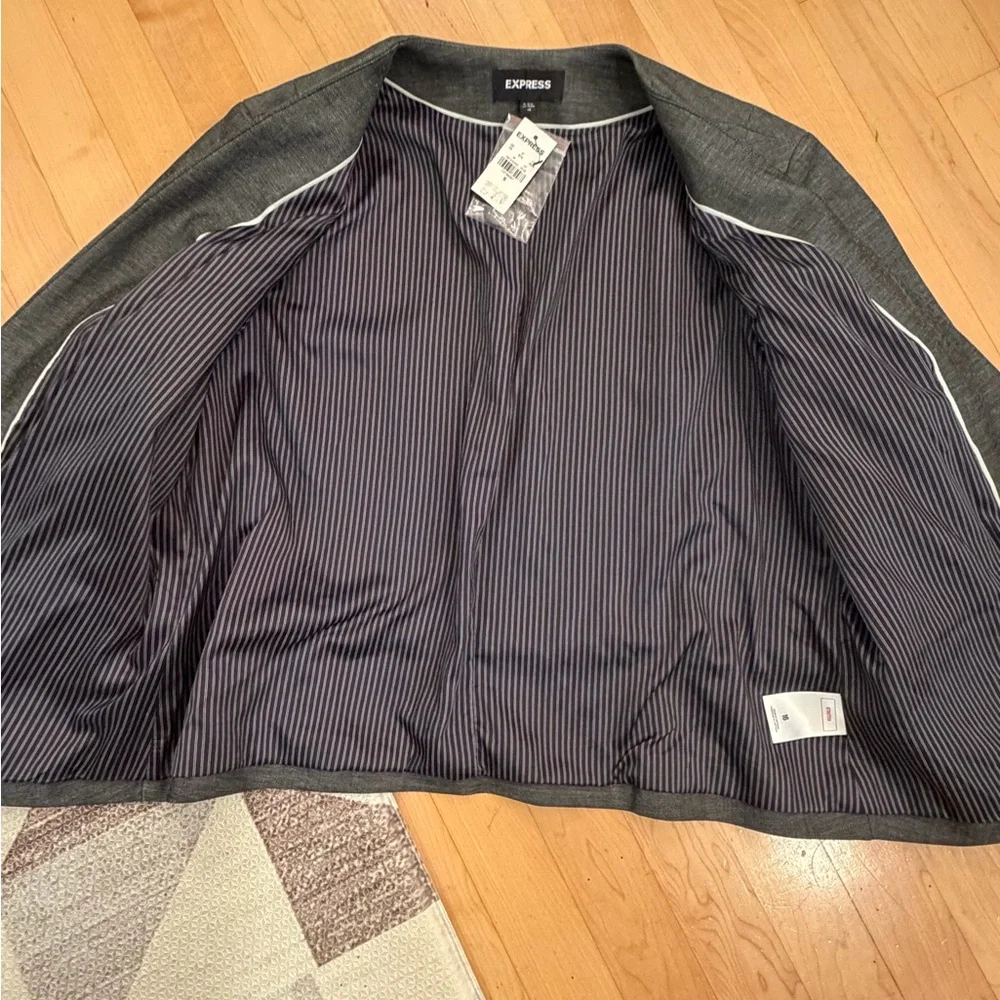Express Charcoal Blazer - Picture 5 of 7